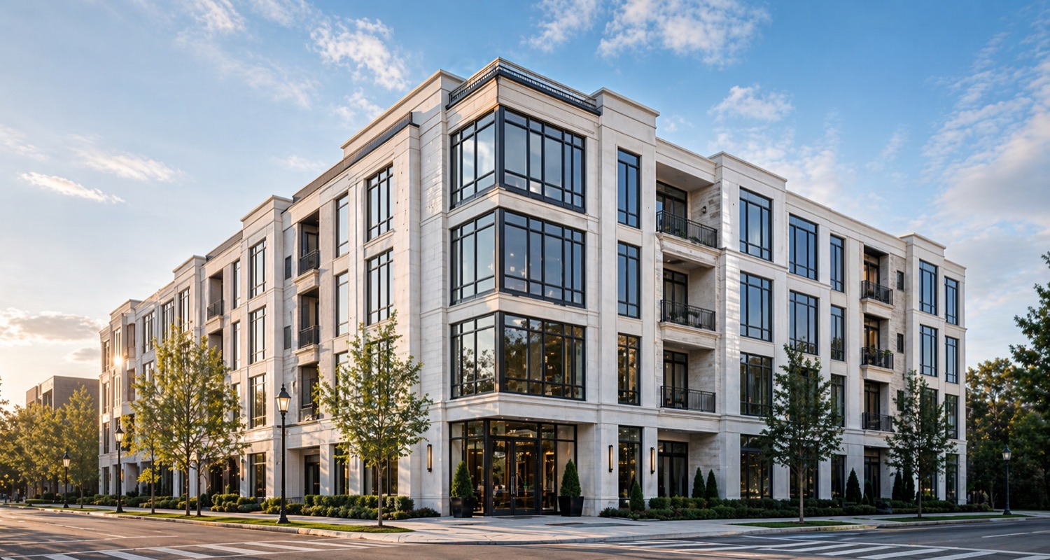 Modern residential property exterior